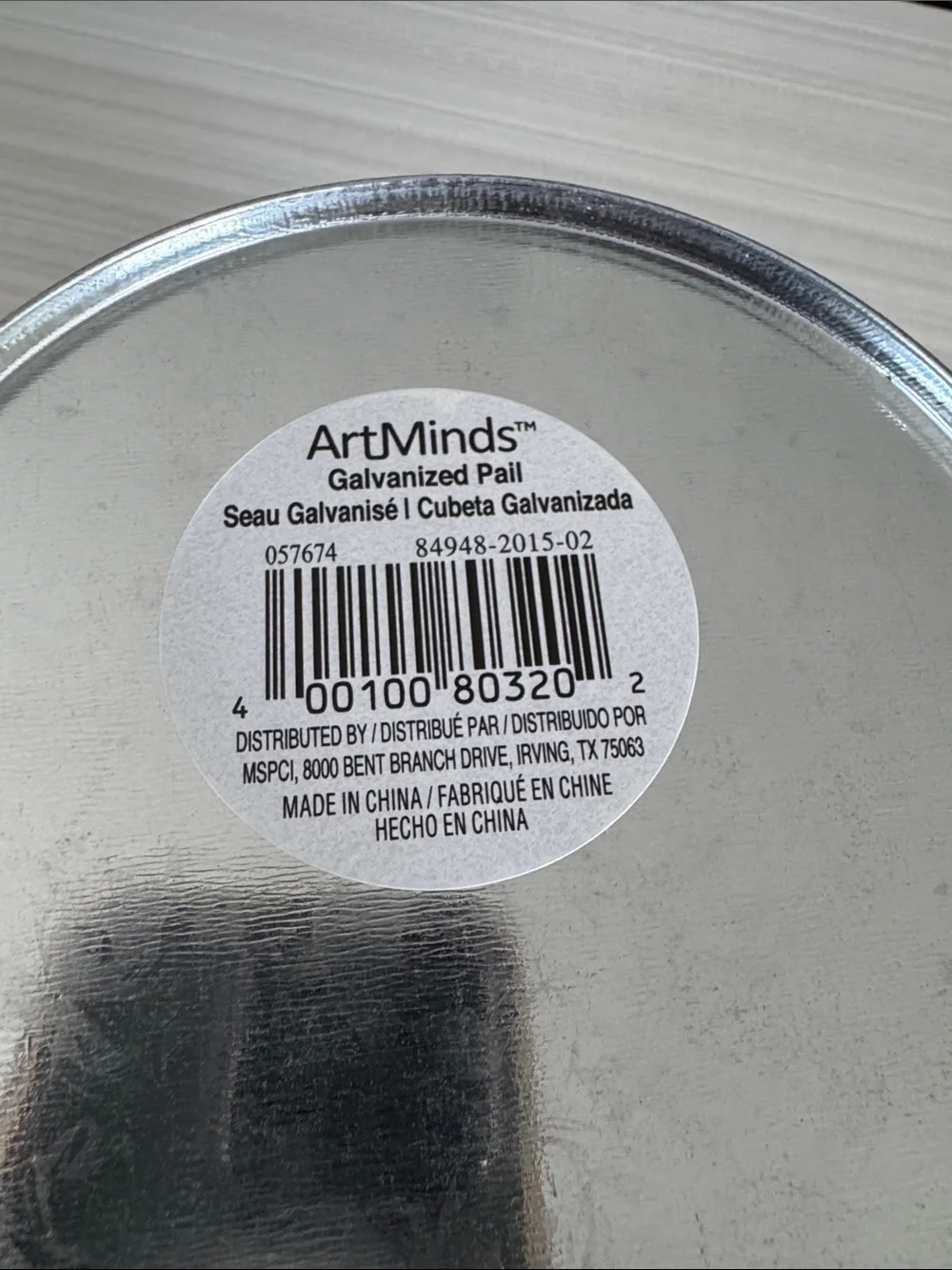 🪣 Set of 2 Galvanized Metal Buckets w/ Chalkboard Labels ✏️